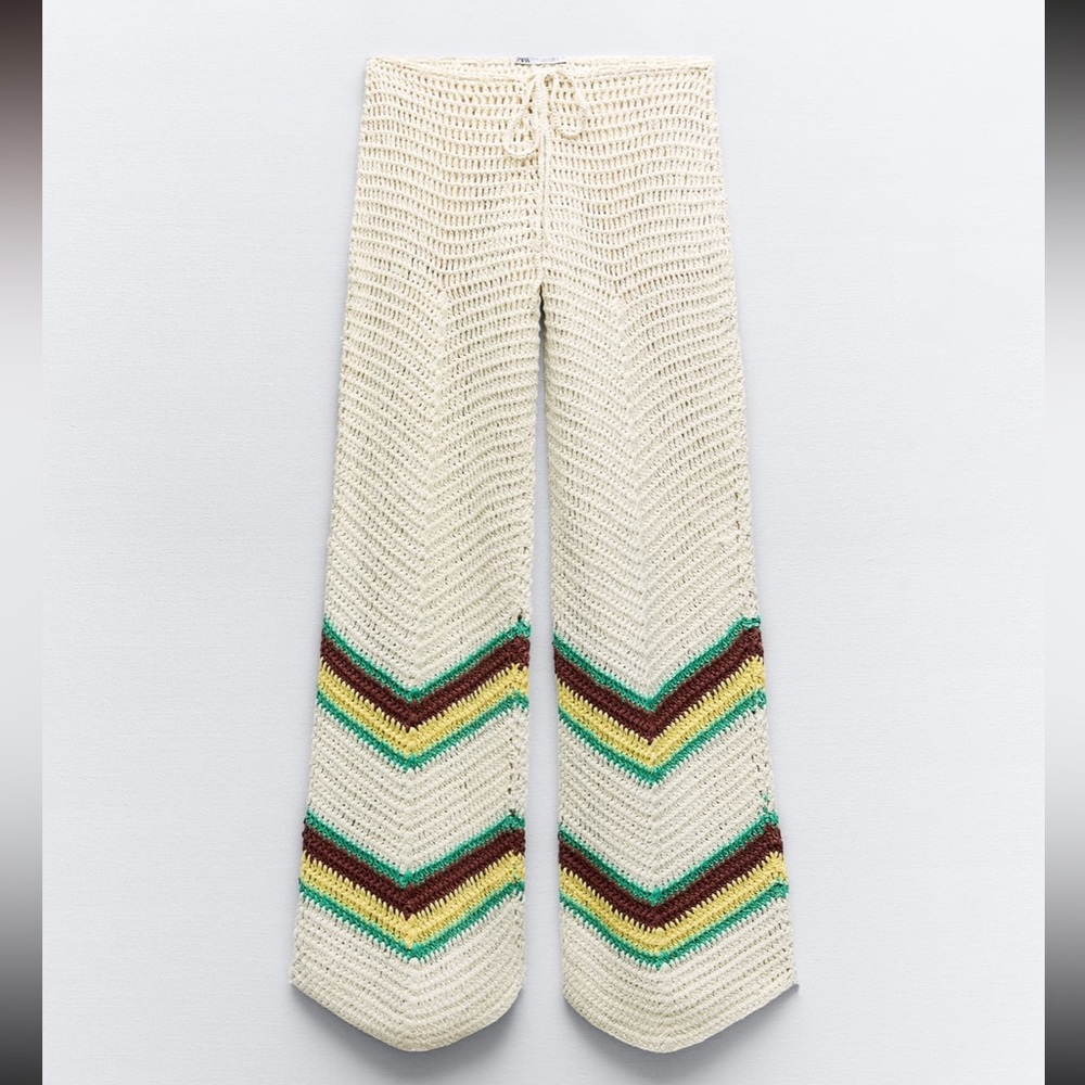 Zara crochet pants